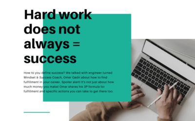 Hard work does not always equal success!